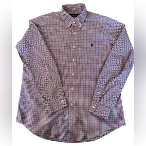 Ralph Lauren Men’s Striped Long Sleeve Button Up Shirt size large
